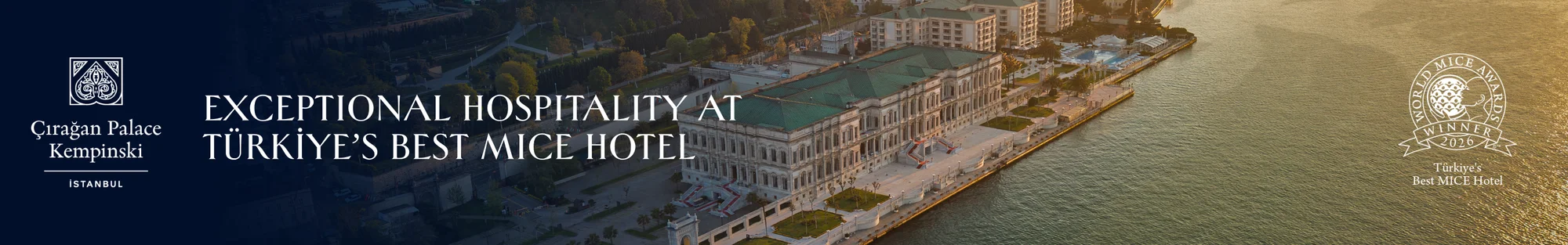 Çırağan Palace Kempinski İstanbul — Türkiye'nin en iyi MICE oteli